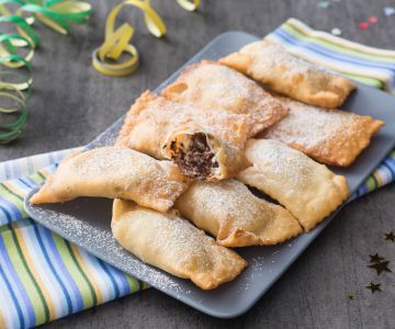 Ravioli met ricotta en chocoladestukjes