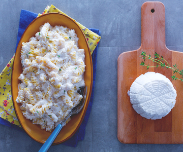 Pasta met ricotta