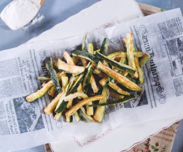 Gefrituurde Courgette