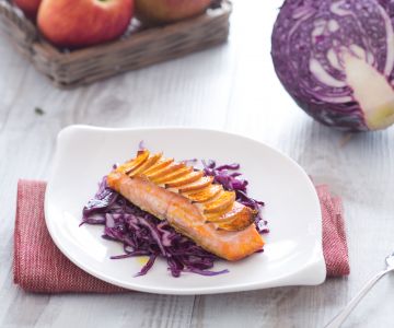 Zalm met appels