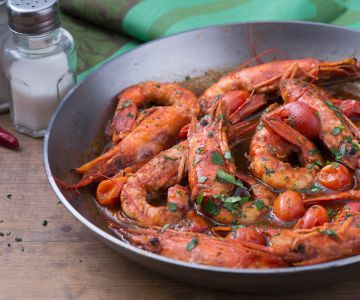 Garnalen in guazzetto