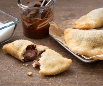 Panzerotti met Nutella