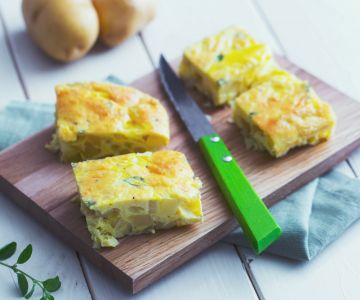 Aardappelfrittata uit de oven