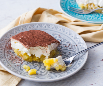 Tiramisu met ananas