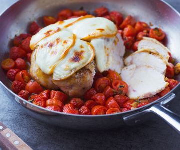 Ovengebakken kipfilet met scamorza