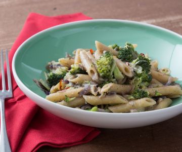 Pasta met sardines en broccoli
