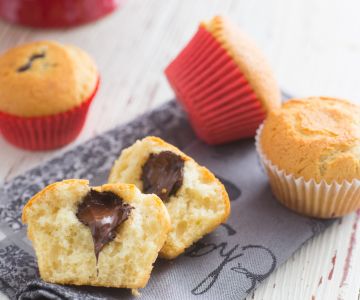 Muffin met een hartje