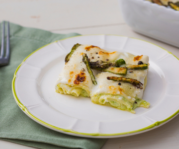 Crepes met aspergecrème