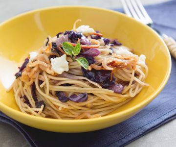Pasta met kool en pancetta