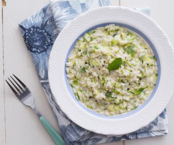 Risotto met courgette
