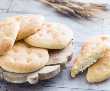 Zachte focaccia's