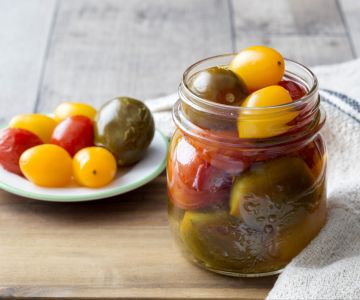 Ingelegde cherrytomaatjes