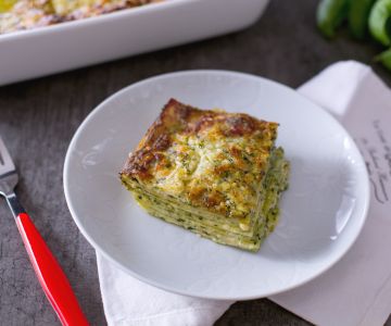 Lasagne met pesto