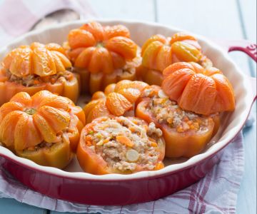 Gevulde tomaten met gehakt