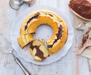 Tweekleurige cake