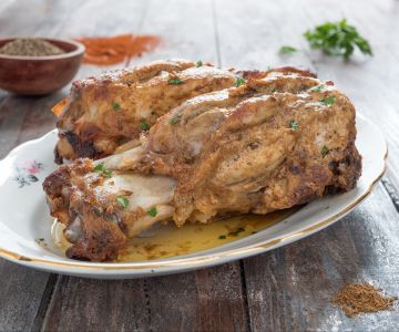 Tandoori varkensschenkel