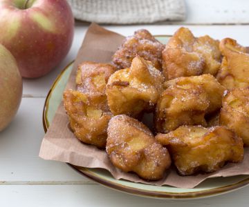 Kleine appelfritters met ricotta