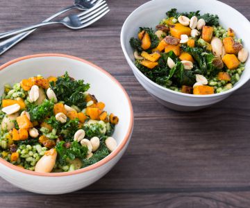 Gerstsalade met boerenkool