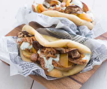 Pita met lamsvlees