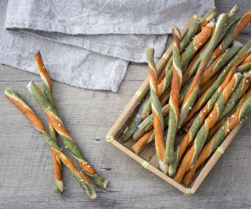 Driekleurige grissini