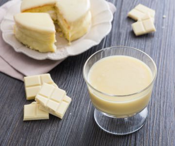 Witte chocoladeglazuur