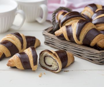 Tweekleurige croissant