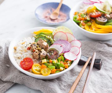 Vegetarische poke bowl
