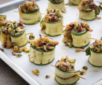 Courgetterolletjes uit de oven