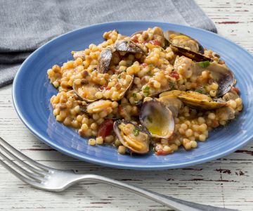 Fregola met venusschelpjes