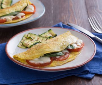 Caprese-omelet