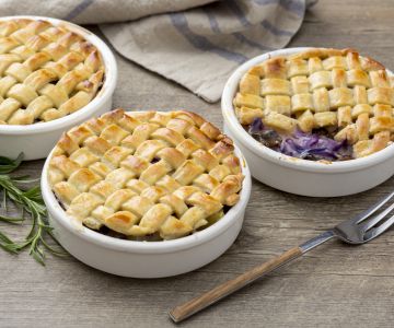 Groenten in korstdeeg