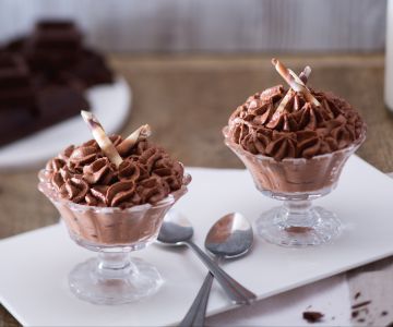 Chocolademousse zonder eieren