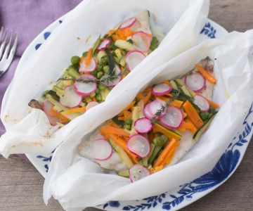 Doradefilet in papillote