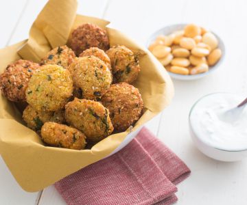 Falafel van lupinebonen