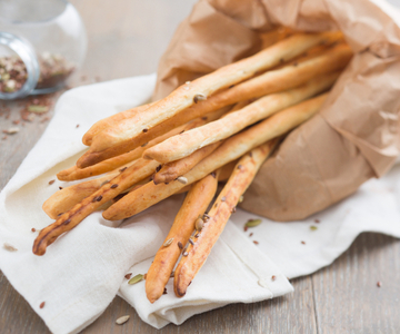 Grissini met Grana Padano