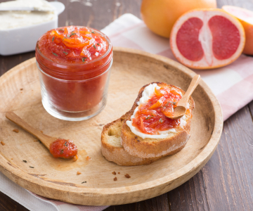Roze grapefruitjam