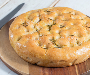 Zachte focaccia