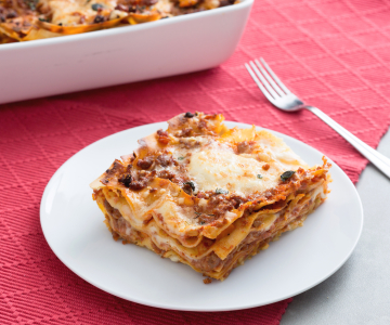 Lasagne met worstragù