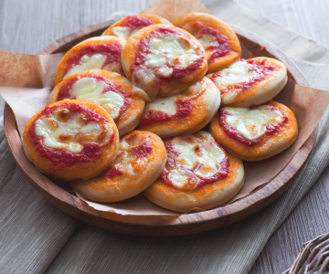 Rode pizzatjes