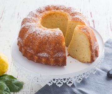 Cake met ricotta en citroen