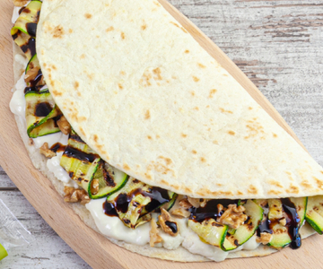Piadina met courgette en stracchino