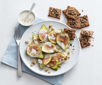 Carpaccio van vijgen en gorgonzola