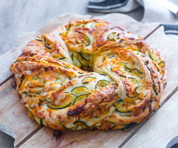 Angelica met courgette