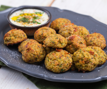 Courgetteballetjes uit de oven