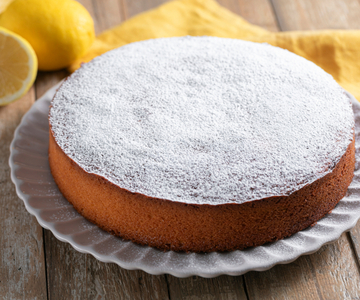 Zachte citroencake