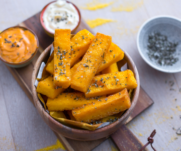 Gefrituurde polenta