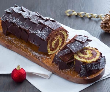 Kerststronk (Bûche de Noël)