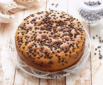 Cake met chocoladechips