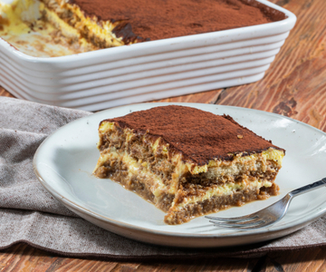 Tiramisu met gepasteuriseerde eieren