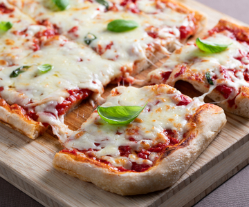 Pizza met lange gisting